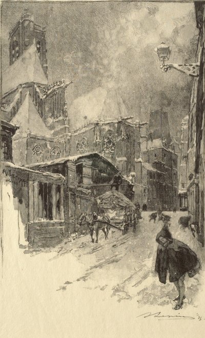 The Street of Barres by Auguste Louis Lepère