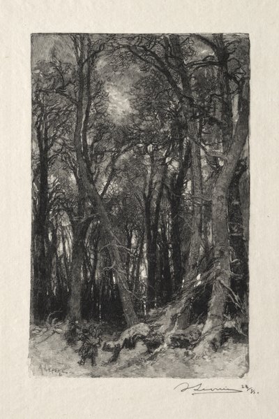 The Lower Breau by Auguste Louis Lepère