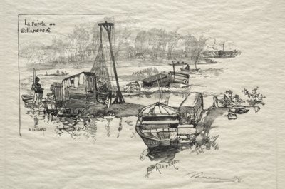 The Point of Billancourt by Auguste Louis Lepère