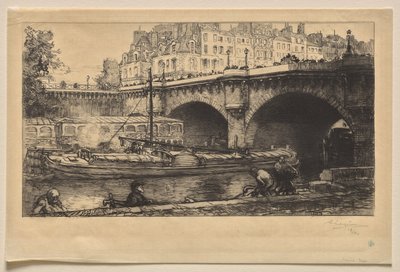 The New Bridge by Auguste Louis Lepère