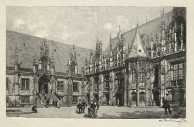 Rouen Illustrated: The Palace of Justice by Auguste Louis Lepère