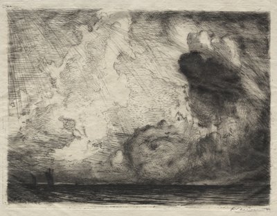 Seascape by Auguste Louis Lepère