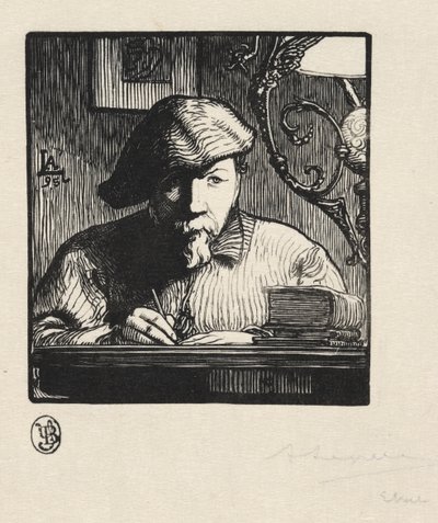 Self-Portrait by Auguste Louis Lepère