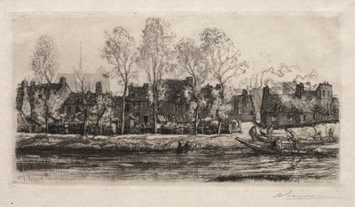 Amiens, the Banks of the Somme, 1907 by Auguste Louis Lepère
