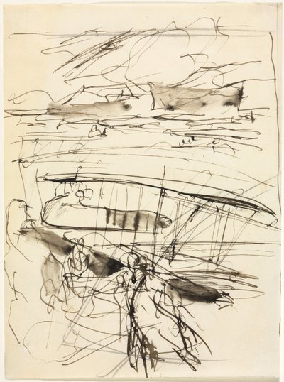Planes Resting on the Ground, 1914 by Auguste Louis Lepère