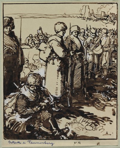 Battle of Tannenberg, 1914 by Auguste Louis Lepère