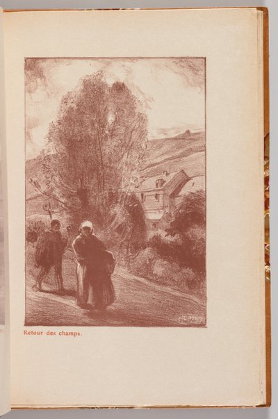 Catalogue of the Exhibition of Auguste Lepère: Return from the Fields, 1908 by Auguste Louis Lepère