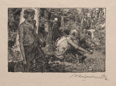 Lily of the Valley Picking by Auguste Louis Lepère