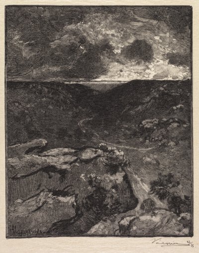 Fontainebleau Forest: Franchard Valley by Auguste Louis Lepère