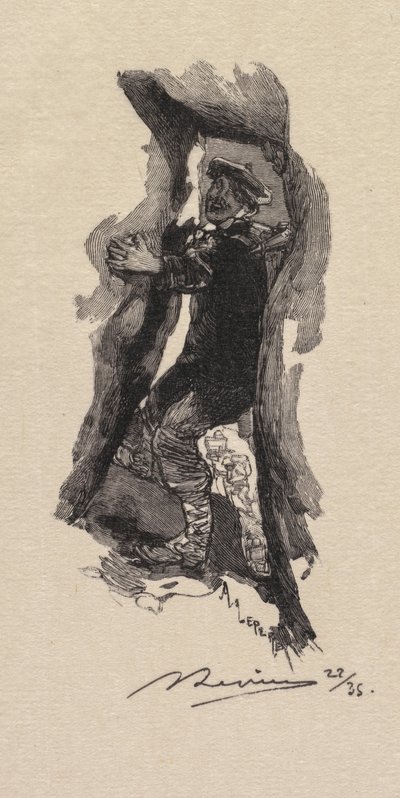 Fontainebleau Forest: Pass of the Seven Caverns by Auguste Louis Lepère
