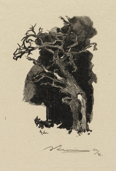 Fontainebleau Forest: The Raging One by Auguste Louis Lepère