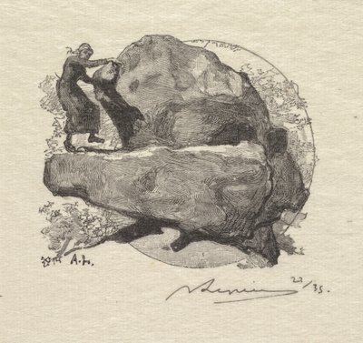 Fontainebleau Forest: The Trembling Rock by Auguste Louis Lepère