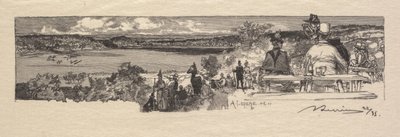 Fontainebleau Forest: Valley of the Solle by Auguste Louis Lepère