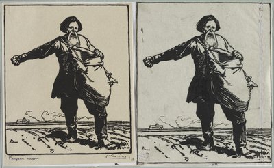 Russian Peasant by Auguste Louis Lepère