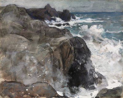 Storm on the Island of Yeu by Auguste Louis Lepère