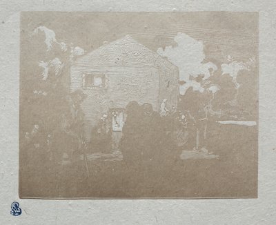 The Beggars at the Last House by Auguste Louis Lepère