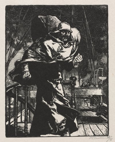 The War of 1914. First Series. Emperor William in Anger by Auguste Louis Lepère