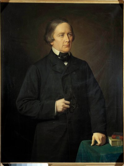 Portrait of Charles Forbes, Count of Montalembert (1810-1870) Journalist and Politician by Auguste Pichon