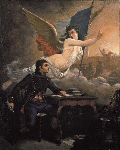 Rouget de Lisle Composing the Marseillaise by Auguste Pinelli