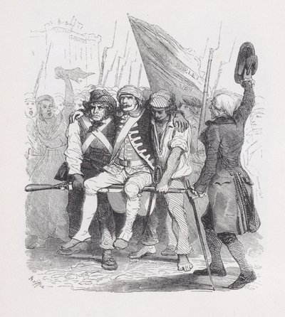 July Fourteenth, from The Complete Works of Béranger. Creators: Auguste Raffet, Lacoste, Eugène Guillaumot by Auguste Raffet, Lacoste, Eugène Guillaumot