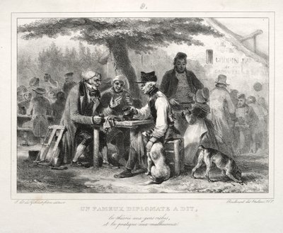 Album for 1832: A famous diplomat said..., 1832 by Auguste Raffet