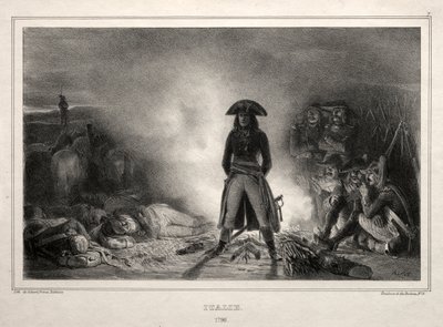 Album for 1836: Italy, 1796, Napoleon Bonaparte, 1836 by Auguste Raffet