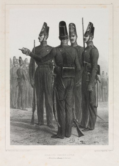 Arnouts Coast Guards by Auguste Raffet