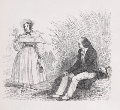 The Daughter of the People from The Complete Works of Béranger, 1836 by Auguste Raffet