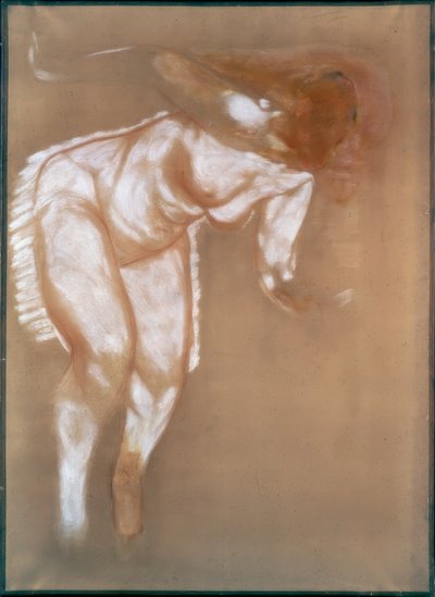 Study of a Seated Nude by Auguste Renoir