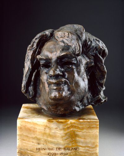 Balzac, Head before the Last Study by Auguste Rodin