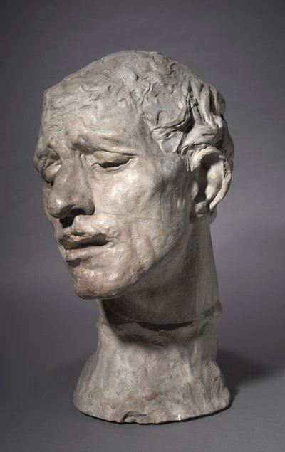 Heroic Head of Pierre de Wissant, One of the Burghers of Calais, 1886 by Auguste Rodin
