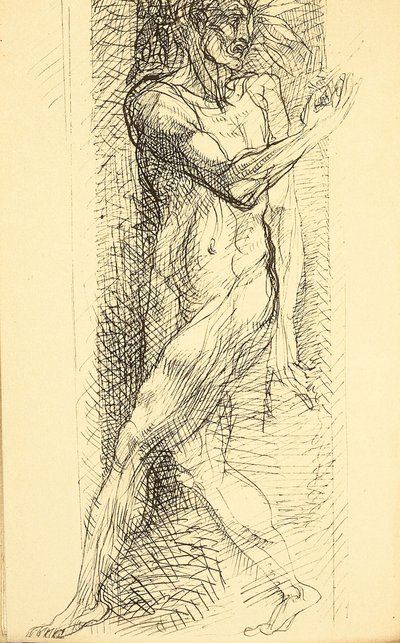 Illustration for Les Fleurs du Mal (The Flowers of Evil) by Charles Baudelaire by Auguste Rodin