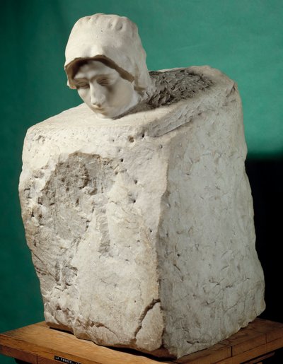 The Thought. Sculpture by Auguste Rodin. Paris, Musee Rodin by Auguste Rodin