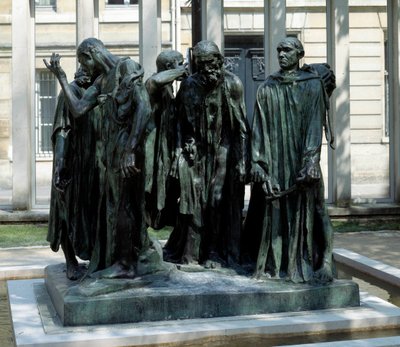 The Monument of the Burghers of Calais by Auguste Rodin