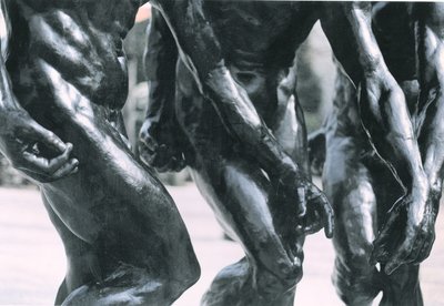 The Three Shades (detail) by Auguste Rodin