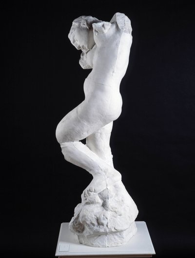 The inner voice, seen from the profile sculpture (marble) by Auguste Rodin