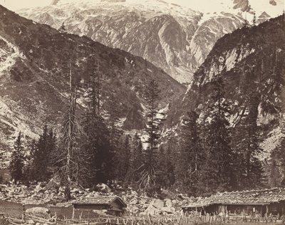 Chalet de Handeck, Hasli Valley, Canton Bern, Switzerland by Auguste Rosalie Bisson