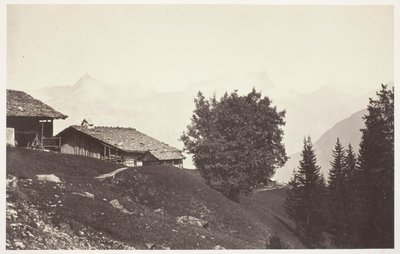 Savoie 47, Le Buet and the Rocks of Fis by Auguste Rosalie Bisson