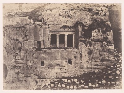Jerusalem, Valley of Josaphat, Tomb of St. James by Auguste Salzmann