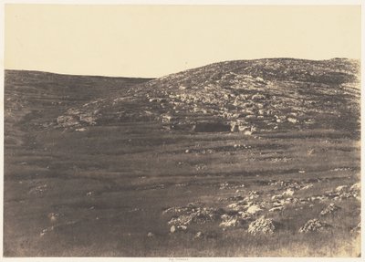 Jerusalem. Jewish Tomb Three Miles North-Northwest of Jerusalem by Auguste Salzmann