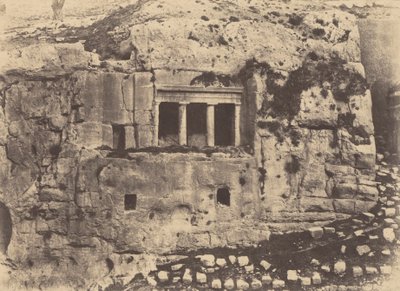 Jerusalem. Valley of Josaphat. Tomb of Saint James by Auguste Salzmann