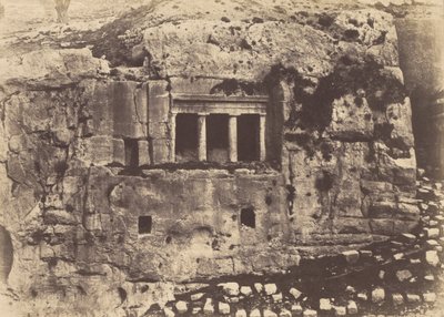 Jerusalem. Valley of Josaphat. Tomb of Saint James by Auguste Salzmann