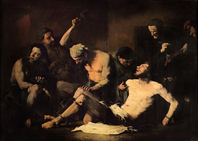 The Torture of Alonso Cano (1601-67) c.1867 by Auguste Theodule Ribot
