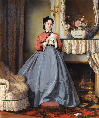 The Love Letter by Auguste Toulmouche