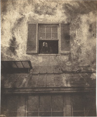 Auguste Vacquerie at a Window, Marine Terrace by Auguste Vacquerie