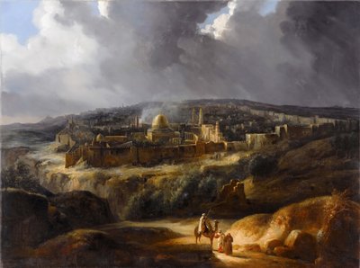 Jerusalem Seen from Mount Josaphat by Auguste de Forbin