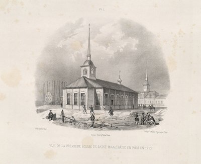 View of the first St. Isaac