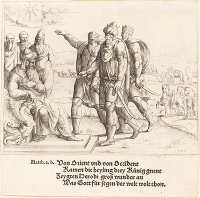 The Three Kings Tell Herod of Christ