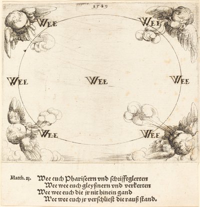 Woe is Pronounced on Covetousness by Augustin Hirschvogel