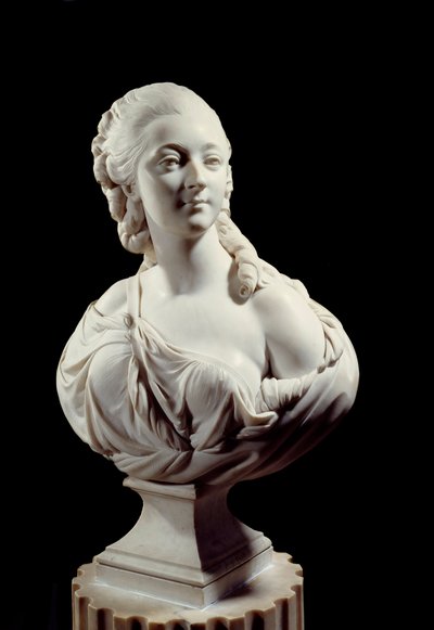 Bust of Jeanne Becu, Countess of Barry by Augustin Pajou